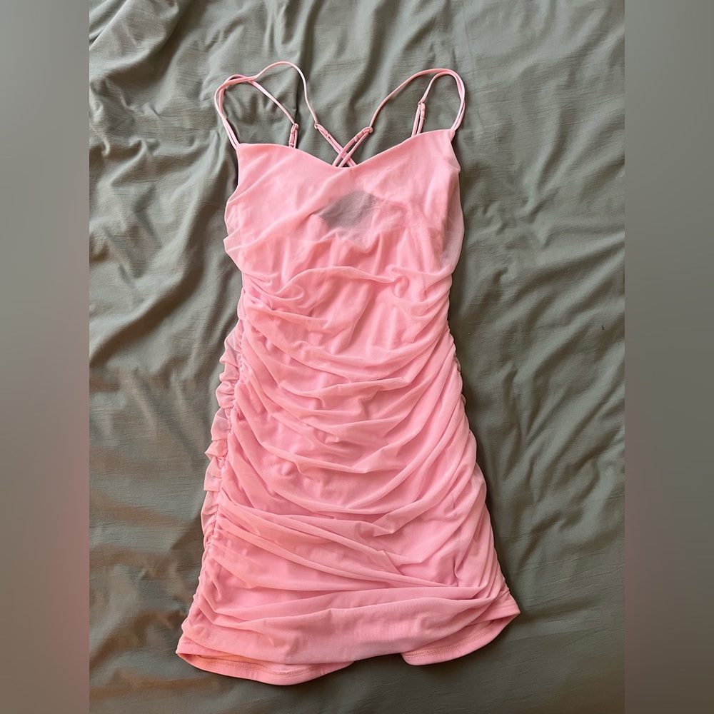 Sandra Ruched Bodycon Dress
